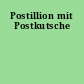 Postillion mit Postkutsche