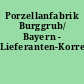 Porzellanfabrik Burggrub/ Bayern - Lieferanten-Korrespondenz