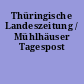 Thüringische Landeszeitung / Mühlhäuser Tagespost