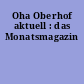 Oha Oberhof aktuell : das Monatsmagazin