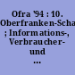 Ofra '94 : 10. Oberfranken-Schau ; Informations-, Verbraucher- und Verkaufsausstellung Kronach 19. - 27. März 1994