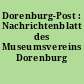 Dorenburg-Post : Nachrichtenblatt des Museumsvereins Dorenburg e.V.
