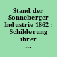 Stand der Sonneberger Industrie 1862 : Schilderung ihrer Entwicklungsgeschichte im Lichte der Forstwirtschaft