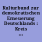 Kulturbund zur demokratischen Erneuerung Deutschlands : Kreis Sonneberg/Thür., Kreis Neuhaus a. Rwg.