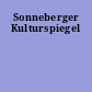 Sonneberger Kulturspiegel