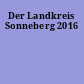 Der Landkreis Sonneberg 2016