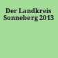 Der Landkreis Sonneberg 2013