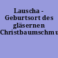Lauscha - Geburtsort des gläsernen Christbaumschmuckes