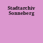 Stadtarchiv Sonneberg