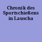 Chronik des Sportschießens in Lauscha