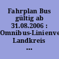 Fahrplan Bus gültig ab 31.08.2006 : Omnibus-Linienverkehr Landkreis Sonneberg, Stadtverkehr Sonneberg-Neustadt b. Coburg, Stadtverkehr Neuhaus-Ernstthal, Schienenpersonennahverkehr