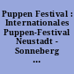 Puppen Festival : Internationales Puppen-Festival Neustadt - Sonneberg 1. - 4. Juni 2000 ; Besucherinformation ; die Spielzeugregion