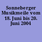 Sonneberger Musikmeile vom 18. Juni bis 20. Juni 2004