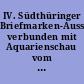 IV. Südthüringer Briefmarken-Ausstellung verbunden mit Aquarienschau vom 8.-10. Juni 1957 im Pionierhaus "Julius Fucik" Sonneberg