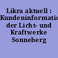 Likra aktuell : Kundeninformation der Licht- und Kraftwerke Sonneberg GmbH
