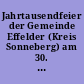 Jahrtausendfeier der Gemeinde Effelder (Kreis Sonneberg) am 30. Juni und 1. Juli 1956 : Festbericht 2