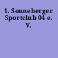 1. Sonneberger Sportclub 04 e. V.