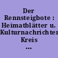 Der Rennsteigbote : Heimatblätter u. Kulturnachrichten Kreis Neuhaus a. Rwg.