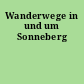 Wanderwege in und um Sonneberg