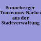 Sonneberger Tourismus-Nachrichten aus der Stadtverwaltung