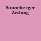 Sonneberger Zeitung