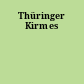 Thüringer Kirmes