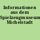 Informationen aus dem Spielzeugmuseum Michelstadt