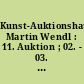 Kunst-Auktionshaus Martin Wendl : 11. Auktion ; 02. - 03. Dezember 1994