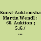 Kunst-Auktionshaus Martin Wendl : 66. Auktion ; 5./6./ März. 2010