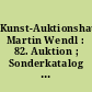 Kunst-Auktionshaus Martin Wendl : 82. Auktion ; Sonderkatalog 19Juni 2015