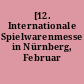 [12. Internationale Spielwarenmesse in Nürnberg, Februar 1961]