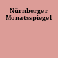 Nürnberger Monatsspiegel