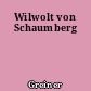Wilwolt von Schaumberg