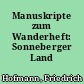 Manuskripte zum Wanderheft: Sonneberger Land