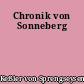 Chronik von Sonneberg