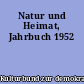 Natur und Heimat, Jahrbuch 1952