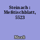 Steinach : Meßtischblatt, 5523
