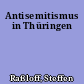 Antisemitismus in Thüringen