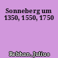 Sonneberg um 1350, 1550, 1750