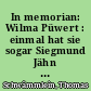 In memorian: Wilma Püwert : einmal hat sie sogar Siegmund Jähn geschrieben - Nachruf auf Wilma Püwert (1921-2004)