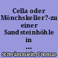 Cella oder Mönchskeller?-zu einer Sandsteinhöhle in Sonnebergs Altstadt