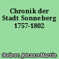 Chronik der Stadt Sonneberg 1757-1802