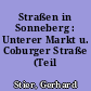 Straßen in Sonneberg : Unterer Markt u. Coburger Straße (Teil 1)